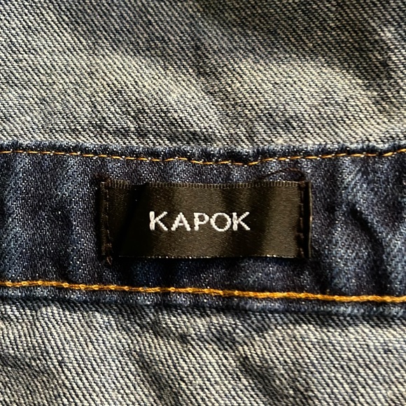 Jean Bibb maxi dress zipper closing for the strip with for the skirt - Picture 6 of 7